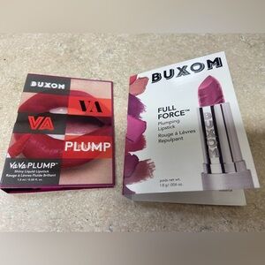 Buxom Lip Plumper Samples Full Force Wine Me Vava Plump Plumping Lipstick 1.5 ml